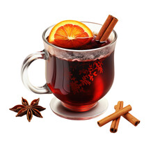 Mulled Wine Object Isolated Png.