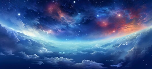 Wall Mural - Cosmic Galaxy in Space