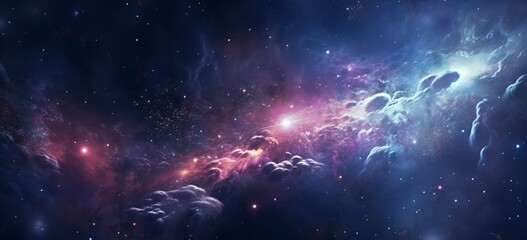 Wall Mural - Cosmic Galaxy in Space