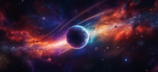 Wall Mural - Cosmic Galaxy in Space