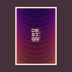 Poster - A template to use in your design. A composition of geometric shapes. Graphic elements for design and creativity.