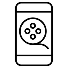 Sticker - Outline Mobile icon