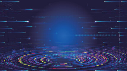 Poster - Helix vortex and luminescent ray network technology technical background