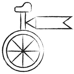 Sticker - Hand drawn Bicycle2 icon