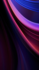 Poster - Abstract background with dark purple soft waves