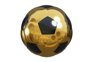 Wall Mural - Soccer ball. Realistic football ball. Classic colors. 3d rendering