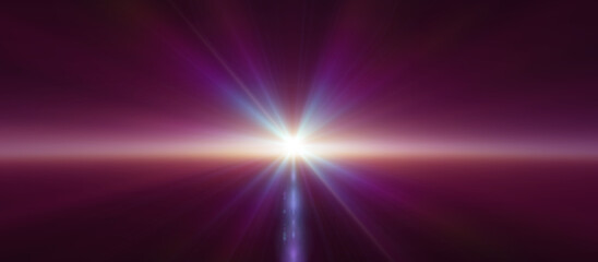 Wall Mural - sunrise from space aurora, 3d rendering