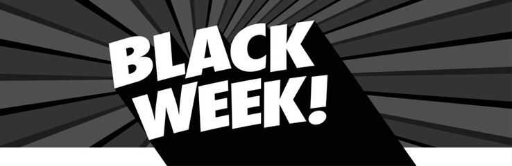 Wall Mural - Black week