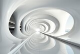 Fototapeta Do przedpokoju - Time-traveling tunnel with swirling vortexes and a sense of motion, Generative AI