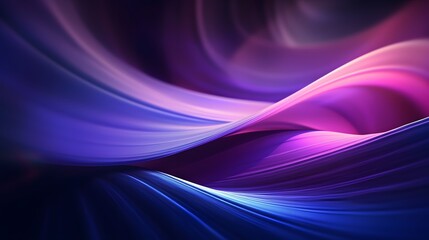 Wall Mural - neon waves background, energy light lines flow