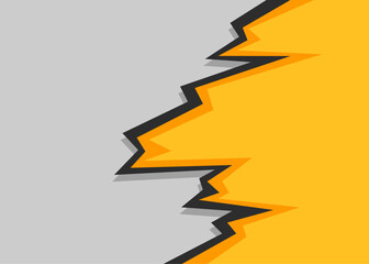 Poster - Abstract background with gradient jagged edge pattern and with some copy space area
