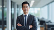 © JJS Creative - Professional Businessman in Modern Office Setting Created with Generative AI