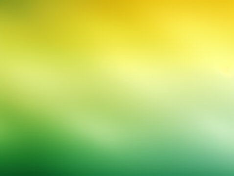 A Blurry Image Of A Yellow Green And Blue Gradient