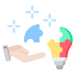 Poster - Problem Solving Flat Icon