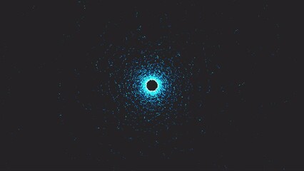 Poster - 3d illustration.abstract background with animation of spinning abstract futuristic tunnel with light