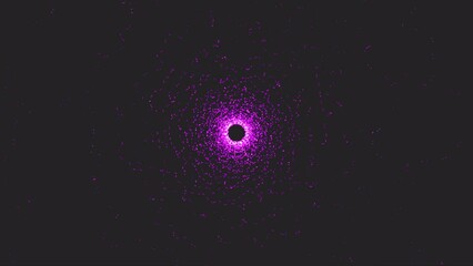 Poster - 3d illustration.abstract background with animation of spinning abstract futuristic tunnel with light