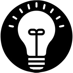 Wall Mural - Idea illumination. Bright light bulb concept. Shining light on creativity. Powering innovation. Energy saving. Symbol of inspiration and invention