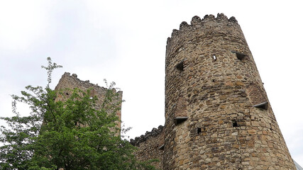 Wall Mural - An ancient fortress on the Georgian Military Road, Ananuri Fortress. 