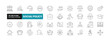 Set of 36 Social Policy line icons set. Social Policy outline icons with editable stroke collection. Includes Family, Human Resources, Welfare, Government, Justice and More.