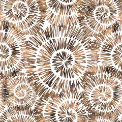 Wall Mural - Circles. Spirals. Zigzags. Mandala. natural colors. Striped print. Vest. Pattern for the interior. Spots, lines, stripes. Decoration for clothes, textiles, interior, gift wrapping.