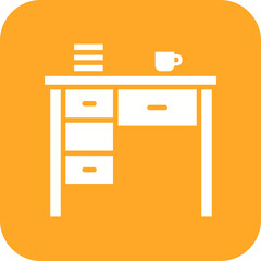 Canvas Print - Study Table Icon