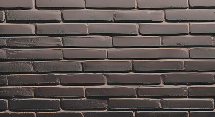 Poster - Black brick background texted wall surface