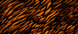 Tiger skin print seamless hand drawn pattern 