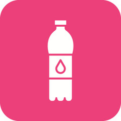 Canvas Print - Water Bottle Icon