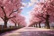 cherry blossom, Generative AI