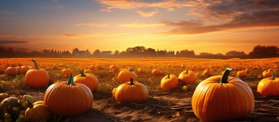 pumpkin patch setting for autumn events