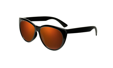 Poster - sunglass black frame on isolated (png transparent)