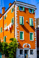 Wall Mural - famous old town of chioggia in italy