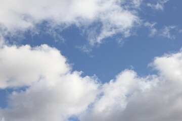 blue sky with clouds