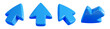 © Yuliia Osadcha - Blue cursor arrow for click mouse concept - 3d render illustration