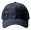 plain navy blue hat design with front view. mockup template, generative ai