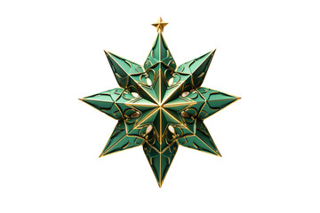 Wall Mural - christmas star for the top of the christmas tree. png file