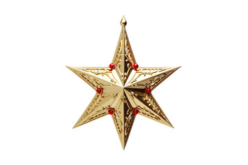 Wall Mural - christmas star for the top of the christmas tree. png file