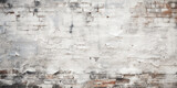 Fototapeta  - Vintage wall with white worn paint, old plaster texture background