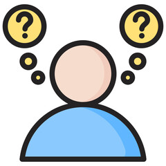 Poster - Consideration Outline Color Icon