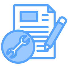 Poster - Services Blue Icon