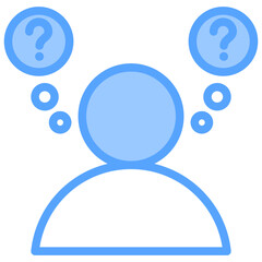 Poster - Consideration Blue Icon