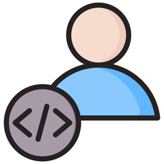 User Outline Color Icon