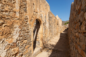 Wall Mural - Ruins of houses.