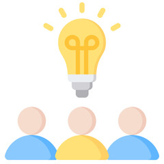Poster - Creative Team Flat Icon