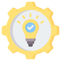Poster - Solution Flat Icon