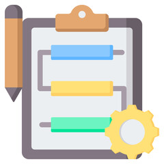 Poster - Planning Flat Icon