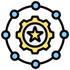 Poster - Skills Framework Outline Color Icon