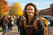 © Trinette Reed - Portrait of American Indian college student going back to school