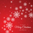 © CLton - Christmas background with white snowflake ornament