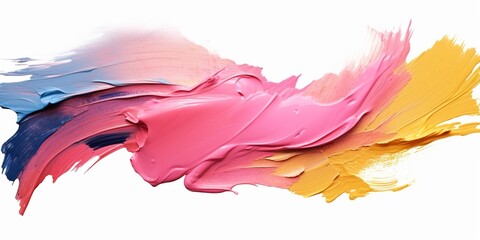 Aufkleber - Generative AI : Paint abstract splash of watercolor for the text message background. Colorful splashing in the paper. It is wet texture from brushes